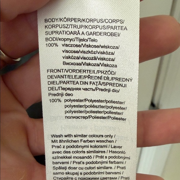 Black Floral Scoop Neck Camisole with Pink Blooms - Picture 6 of 7